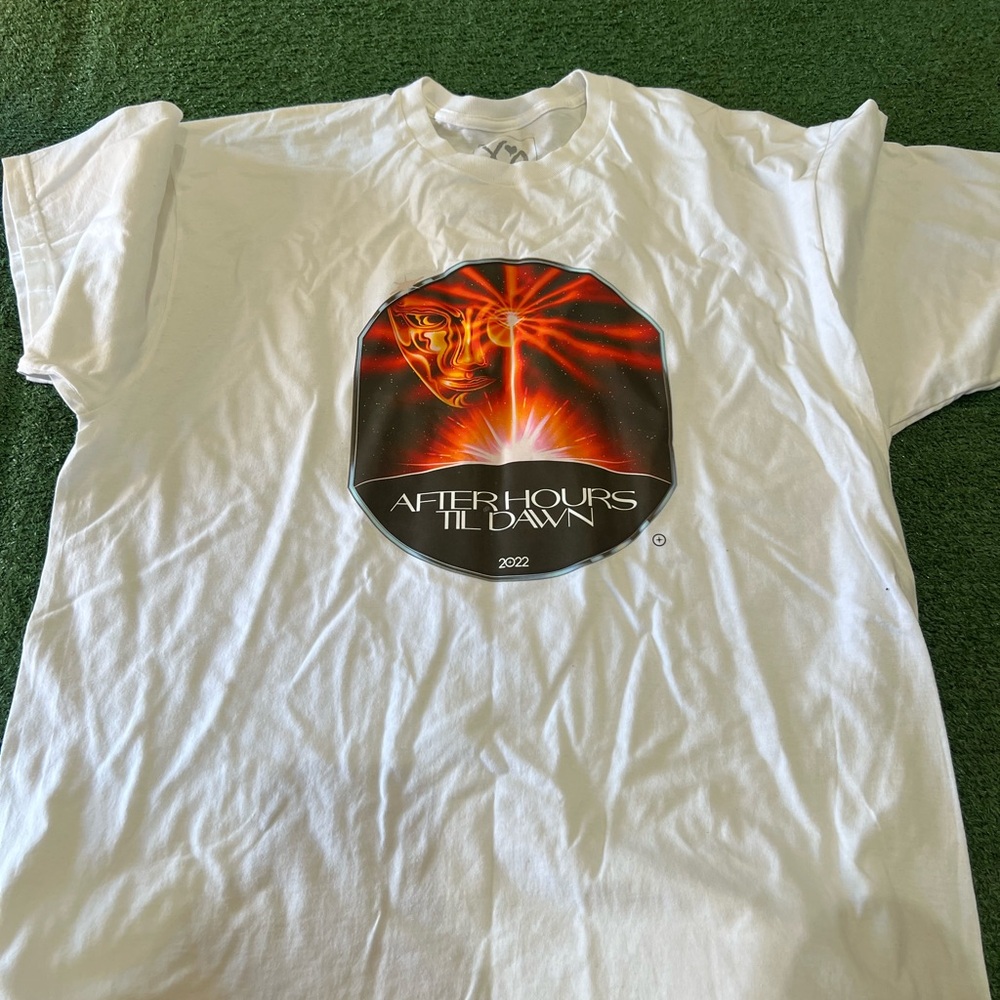 The Weekend White Graphic T-Shirt